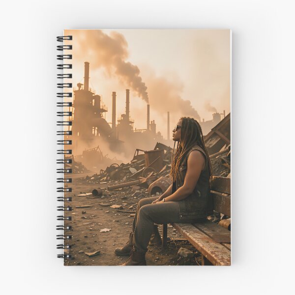 Item preview, Peaceful silence in the haze of the industrial ruins designed and sold by VoidVeilStudio.