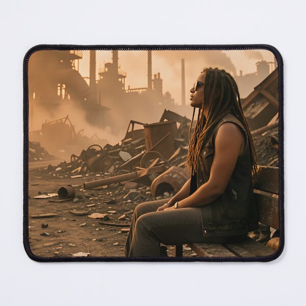 Item preview, Peaceful silence in the haze of the industrial ruins designed and sold by VoidVeilStudio.