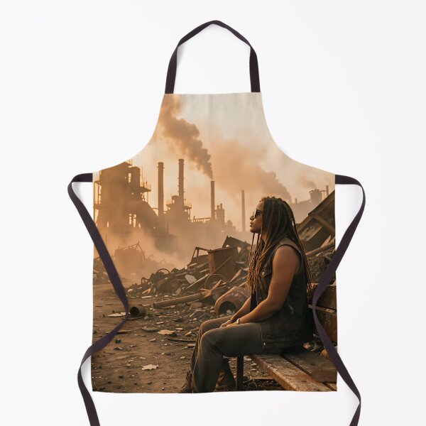 Item preview, Peaceful silence in the haze of the industrial ruins designed and sold by VoidVeilStudio.
