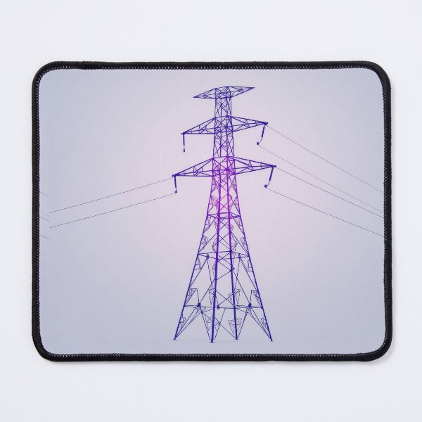 Item preview, Purple Electric Pylon Minimalist Gradient Silhouette designed and sold by Pylon-Bureau.