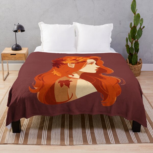 Item preview, Autumn Flame Elf Woman with Fiery Red Hair PNG designed and sold by MythicMood.