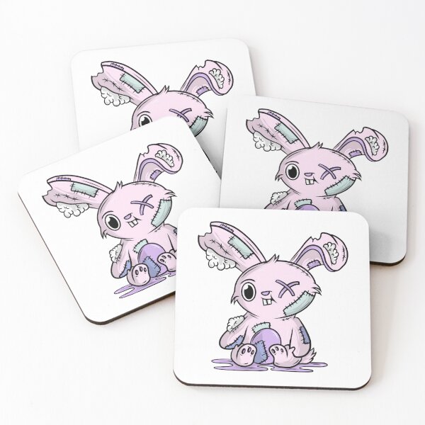 Item preview, Voodoo Bunny Pastel Goth Artwork Spooky Rabbit Graphic designed and sold by KIEVSTUDIO.