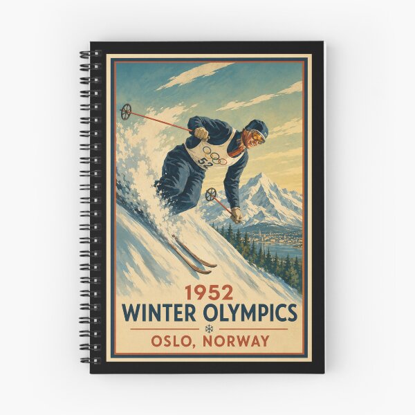 Item preview, 1952 Winter Olympics - Oslo - Norway designed and sold by GoodOldVintage.