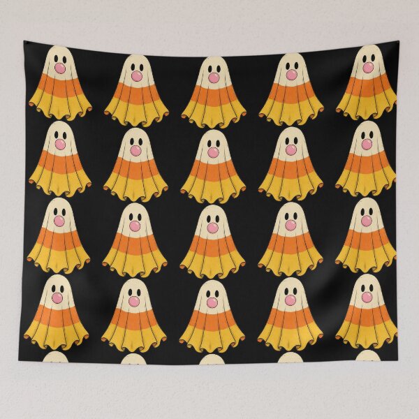 Item preview, Vintage Halloween Spooky Ghost – Candy Corn Retro Haunted Spirit designed and sold by Timeless Bond Designs.