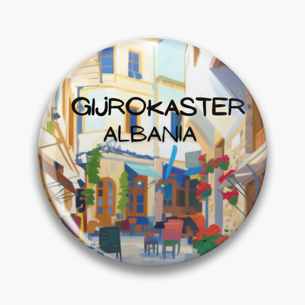 Item preview, Girokaster Albanie Stone City Travel designed and sold by AnulaArt.