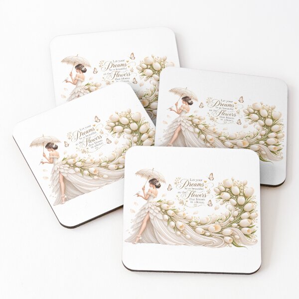 Item preview, Elegant Tulip Dream Woman Art designed and sold by Reshmakhan.