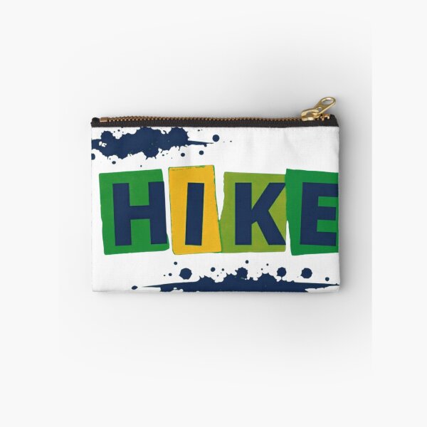 Item preview, HIKE Cool Tone Ransom Note Outdoor Typography designed and sold by GabeMountainArt.