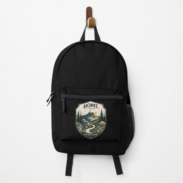 Item preview, Home Is Behind, the World Ahead - Lonely Mountain Fantasy designed and sold by FrontierCosmic.