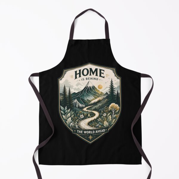 Item preview, Home Is Behind, the World Ahead - Lonely Mountain Fantasy designed and sold by FrontierCosmic.