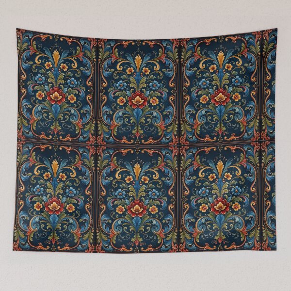 Item preview, Aceite de Rosemaling noruego, Telemark azul noruego Rosemaling  designed and sold by Owneysweet.