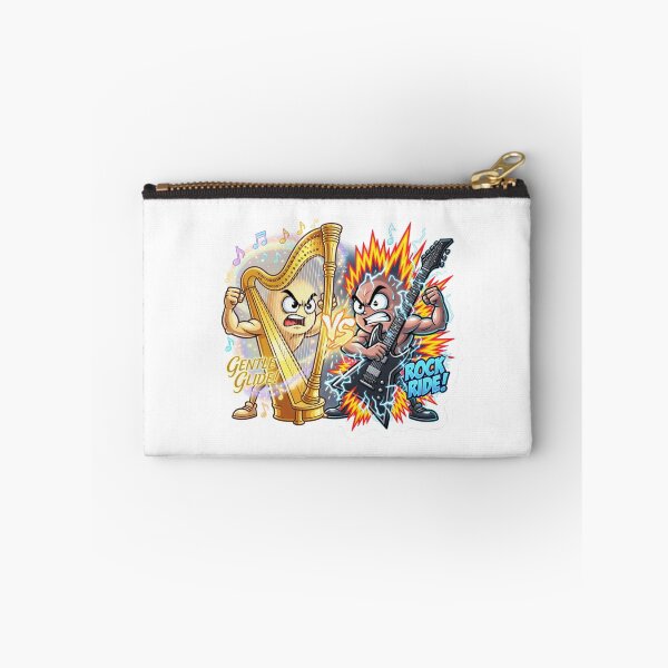 Item preview, Golden Harp Versus Electric Guitar Sound Sticker designed and sold by Imaginarium of Chaos falcon88 .