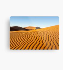 Sossusvlei sand hills. Metal Print