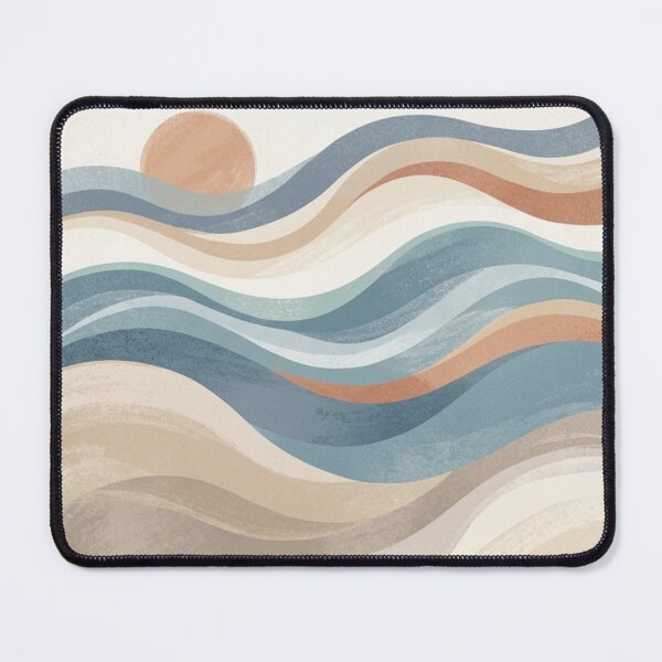 Item preview, Waves & Sky Abstract designed and sold by Cerys-GS.