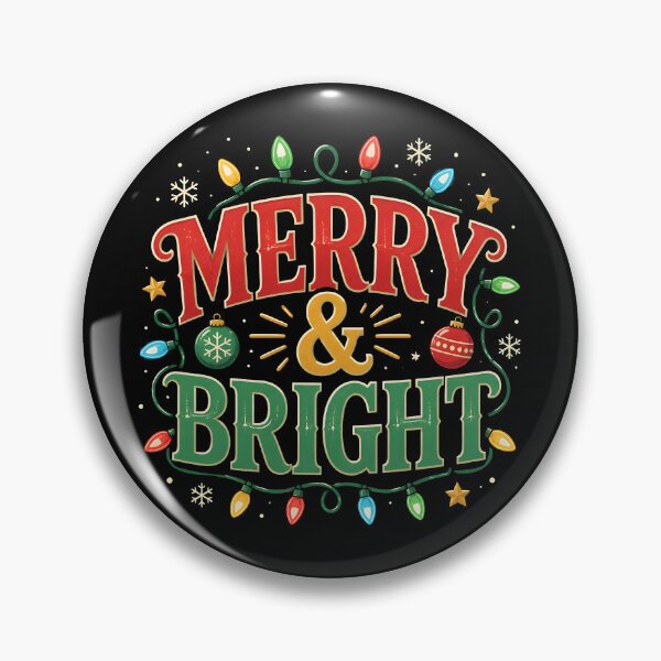 Item preview, Merry and Bright Christmas Lights Festive Holiday Design designed and sold by KristenosNehk.