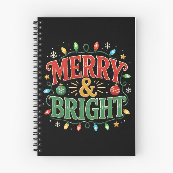 Item preview, Merry and Bright Christmas Lights Festive Holiday Design designed and sold by KristenosNehk.