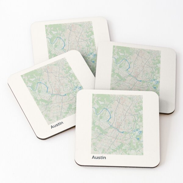 Item preview, Austin Minimalistic Map Art designed and sold by MapsNerd.