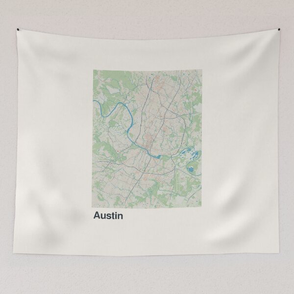 Item preview, Austin Minimalistic Map Art designed and sold by MapsNerd.