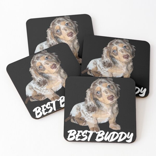 Artikelvorschau, Best Buddy Marble Dackel entworfen und verkauft von Just-Arts-4U.