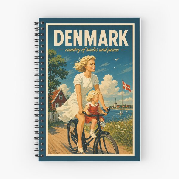 Item preview, Denmark - Country of Smiles and Peace designed and sold by GoodOldVintage.