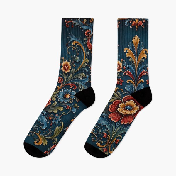 Item preview, Aceite de Rosemaling noruego, Telemark azul noruego Rosemaling  designed and sold by Owneysweet.