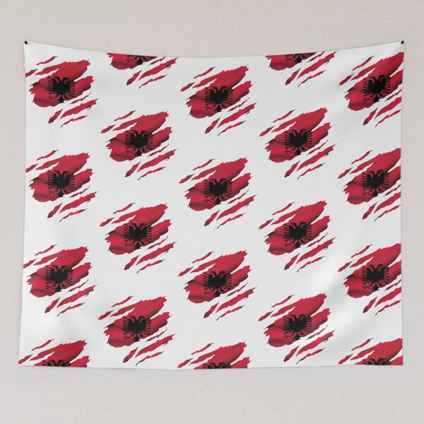 Item preview, Albania Ripped Flag designed and sold by moira-gooch.