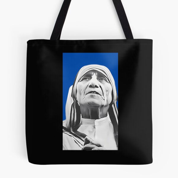 Item preview, Mother Teresa Portrait Blue designed and sold by maskystoreid.