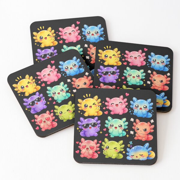 Item preview, Cute Axolotl Kawaii Pastel Anime Axolotls Lovers Kids Girls designed and sold by ClairLuther571.