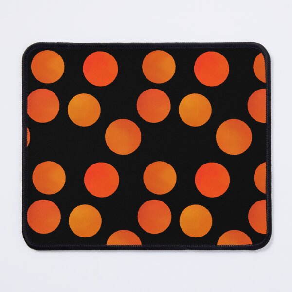 Item preview, Orange Dots on Black designed and sold by JaygiesDesign.