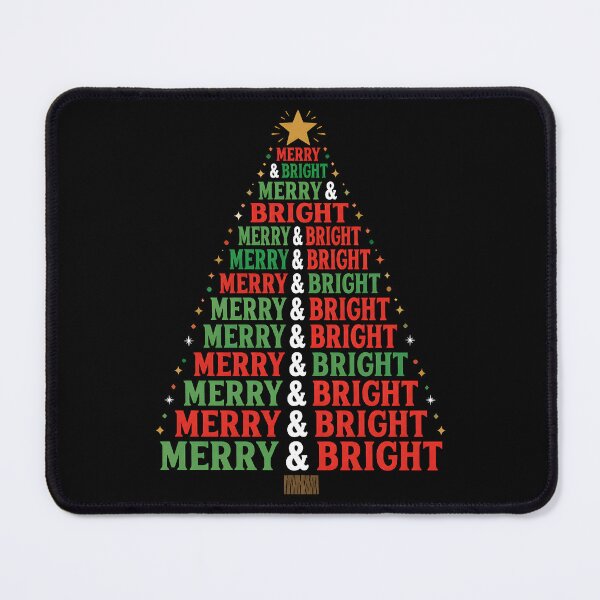 Item preview, Merry and Bright Christmas Ornament Holiday Design designed and sold by KristenosNehk.