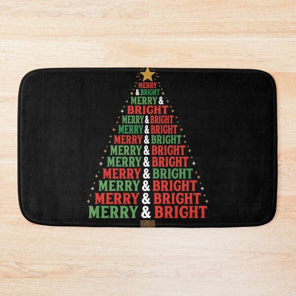 Item preview, Merry and Bright Christmas Ornament Holiday Design designed and sold by KristenosNehk.
