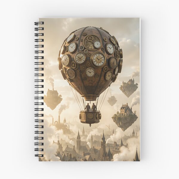Item preview, Chronos Airship: The Journey Through the Floating Islands of Time designed and sold by VoidVeilStudio.