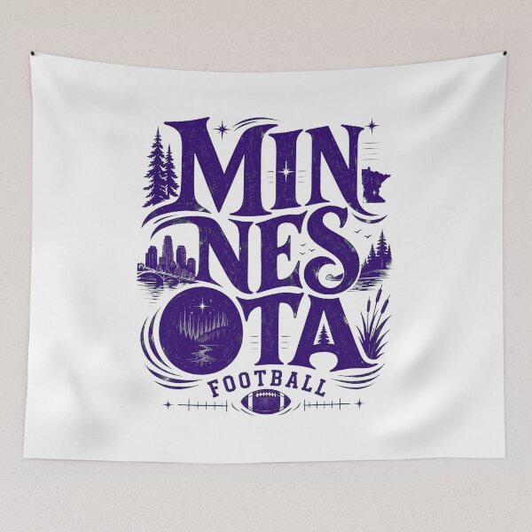 Item preview, Minnesota Football Retro Vintage Graphic designed and sold by ManuelCai10045.