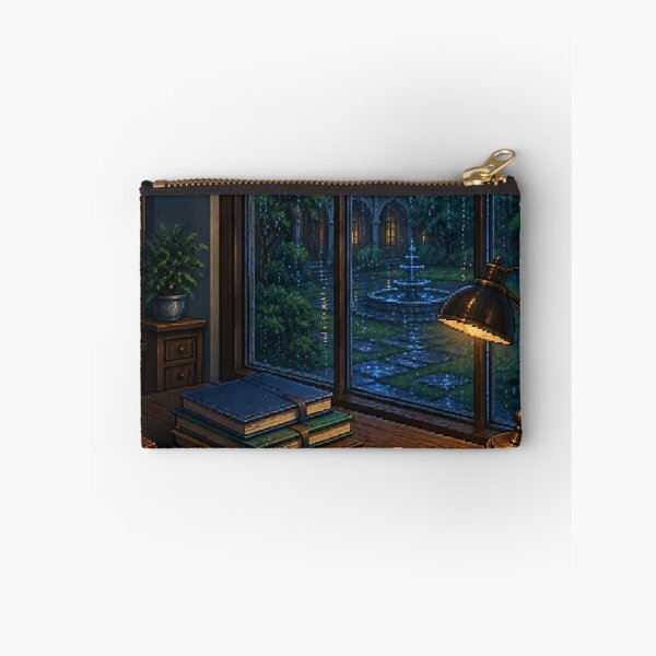 Item preview, Cozy Pixel Art: Classroom Rain Mist designed and sold by bapupa.