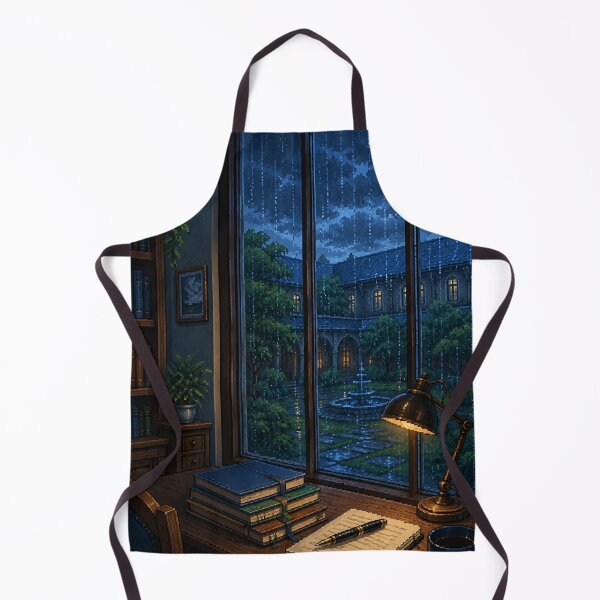 Item preview, Cozy Pixel Art: Classroom Rain Mist designed and sold by bapupa.