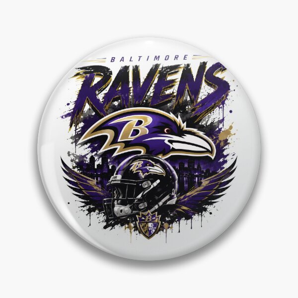 Artikelvorschau, Grunge-Kunst für Baltimore-Football-Fans entworfen und verkauft von Katherine93077.