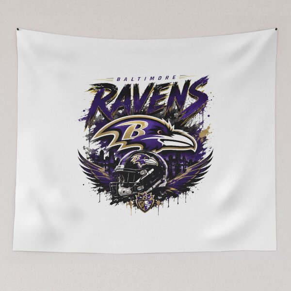 Item preview, Baltimore Football Fan Grunge Art designed and sold by Katherine93077.