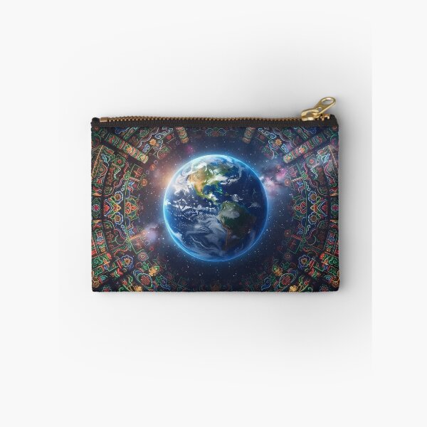 Item preview, Cosmic Dancheong: Guardian of Earth Art Print, Celestial Korean Traditional Pattern & Space Photography Phone Case & Poster. designed and sold by SOOstudio73.