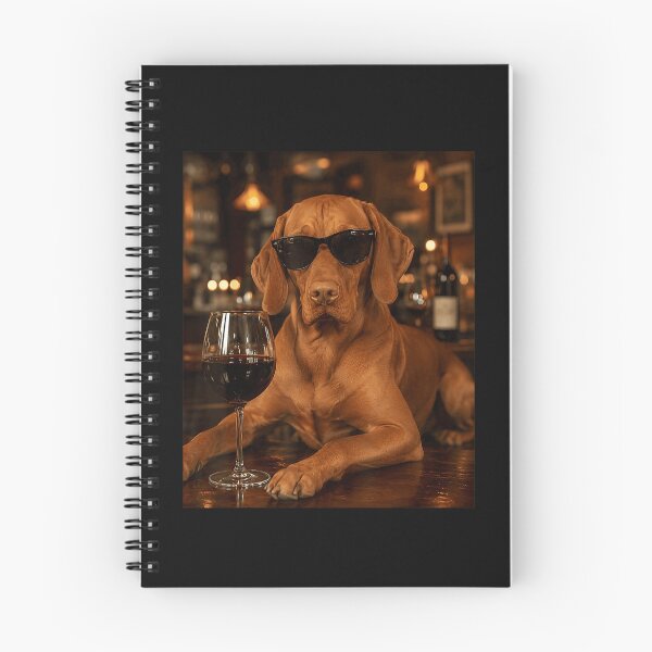 Item preview, Vizsla Dog Wine Lover Pet Owner Funny Animal designed and sold by BrockmeyeSB.