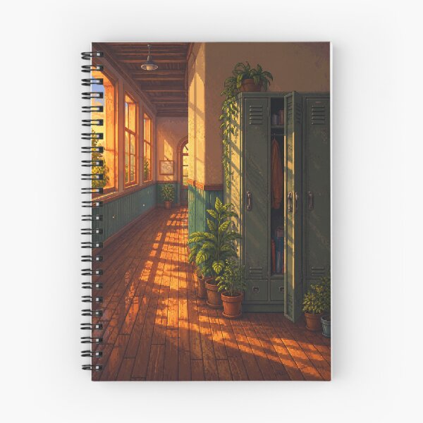 Item preview, Cozy Pixel Art: Golden Hour Corridor designed and sold by bapupa.