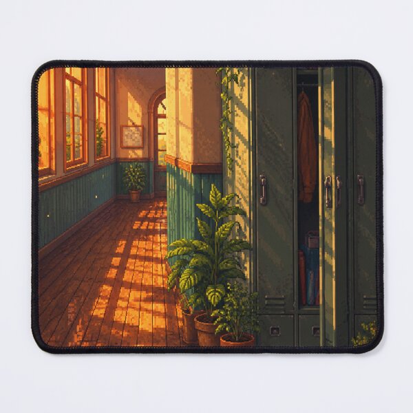 Item preview, Cozy Pixel Art: Golden Hour Corridor designed and sold by bapupa.