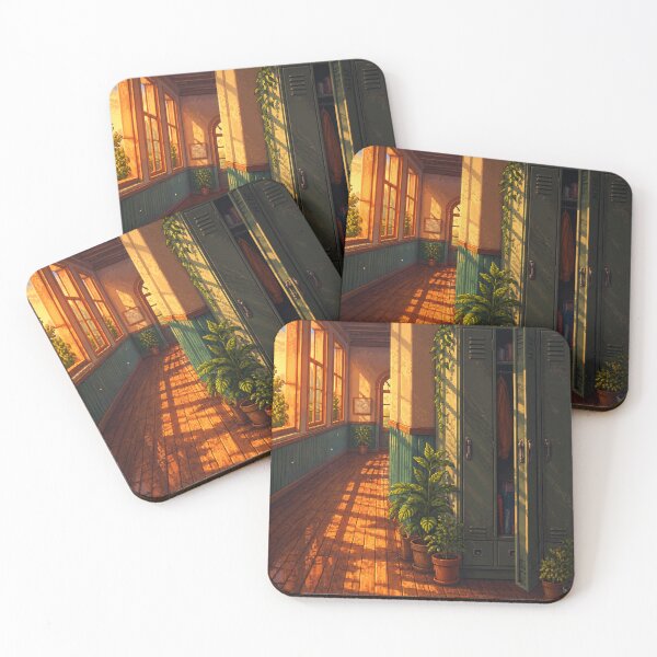 Item preview, Cozy Pixel Art: Golden Hour Corridor designed and sold by bapupa.