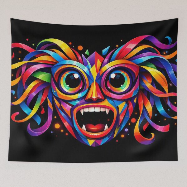 Item preview, Neon masks in a swirl of color designed and sold by Sigtrix.