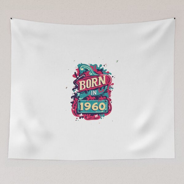 Item preview, Born in 1960 vintage tshirt designed and sold by Dilshan Chathuranga.