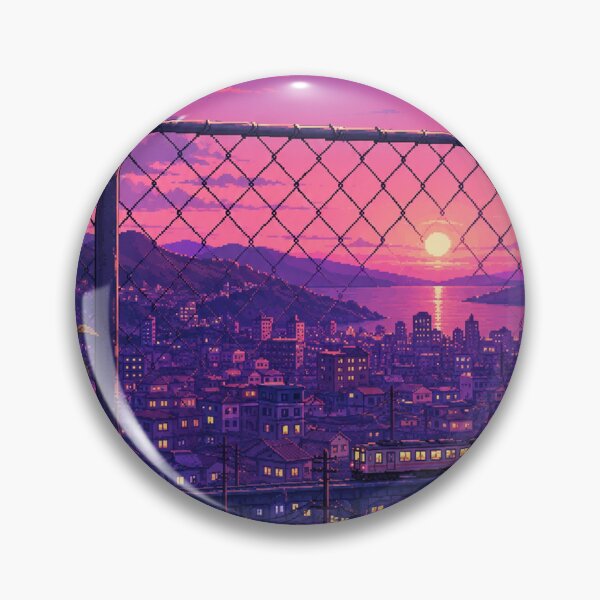 Item preview, Cozy Pixel Art: Rooftop Pastel Sky designed and sold by bapupa.