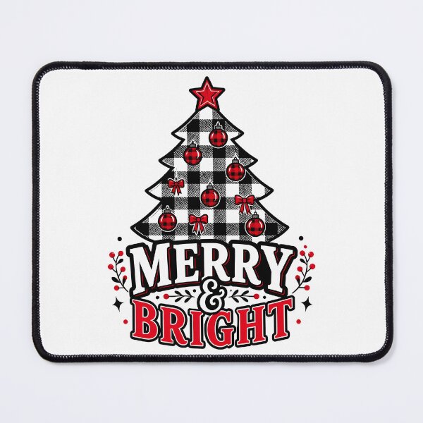 Item preview, Merry and Bright Buffalo Check Christmas Tree Design designed and sold by KristenosNehk.