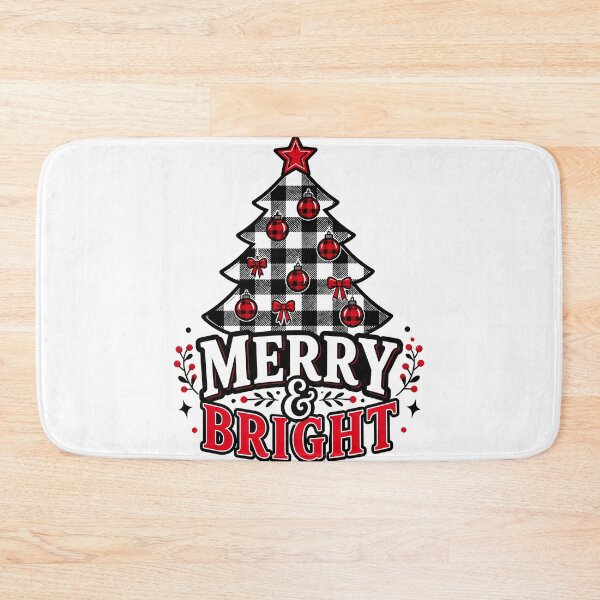 Item preview, Merry and Bright Buffalo Check Christmas Tree Design designed and sold by KristenosNehk.