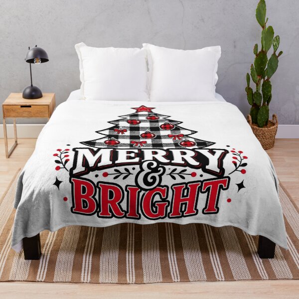 Item preview, Merry and Bright Buffalo Check Christmas Tree Design designed and sold by KristenosNehk.