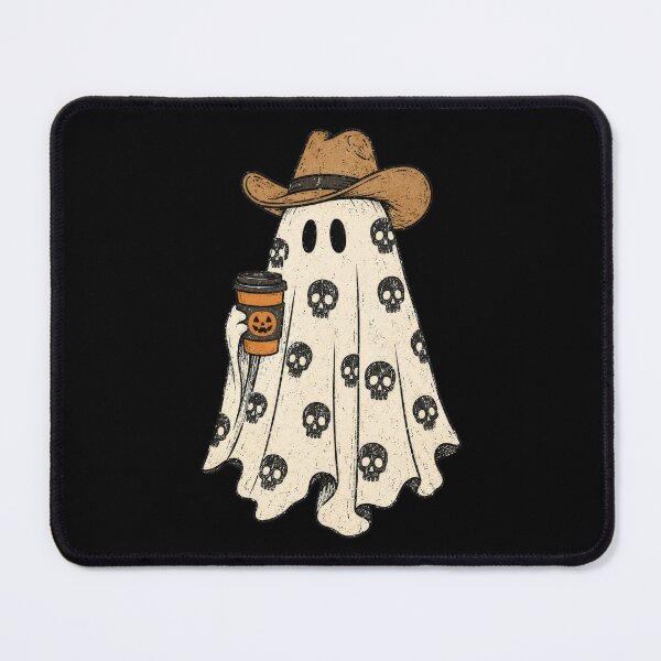 Item preview, Vintage Halloween Spooky Ghost Western Coffee designed and sold by Timeless Bond Designs.