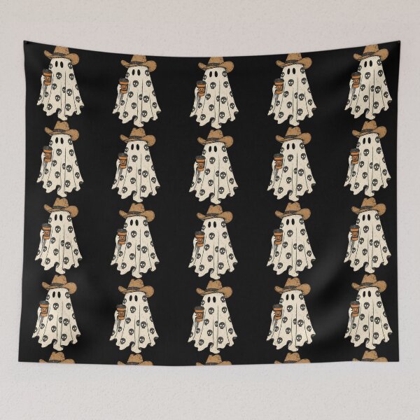 Item preview, Vintage Halloween Spooky Ghost Western Coffee designed and sold by Timeless Bond Designs.