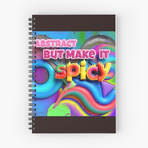 Item preview, abstract but make it spicy C colorful geometric typographic abstract design designed and sold by SmashingDeals.